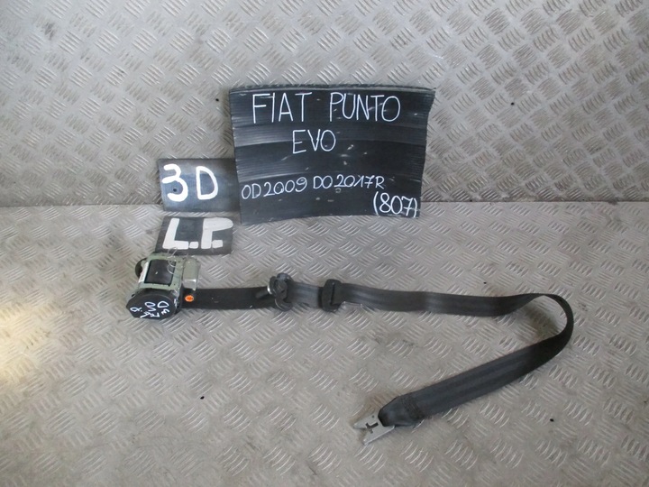 фото №7, Pas bezpieczeńtwa левый перед fiat punto evo 09-17