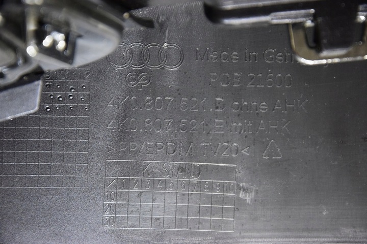 фото №15, Audi a6 c8 4k0 спойлер бампера зад 4k0.807.521