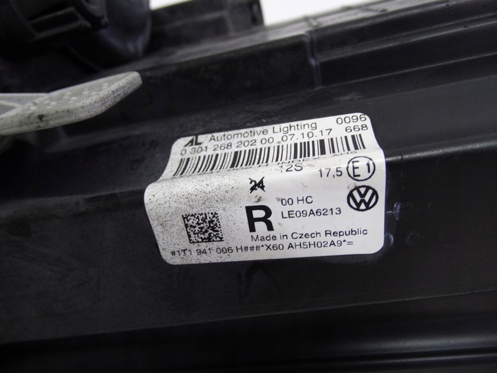 фото №16, Vw touran i рестайлінг 10-15 лампа права звичайна 1t1941006h оригінальна