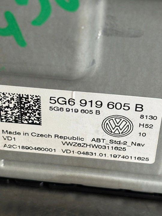 фото №6, Радіо екран дисплей vw golf vii 7 tiguan ii 2 5g6919605b