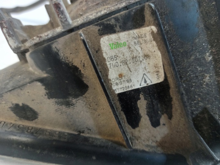 фото №14, Peugeot 406 купе галоген правое перед valeo 66978340d zu08260200