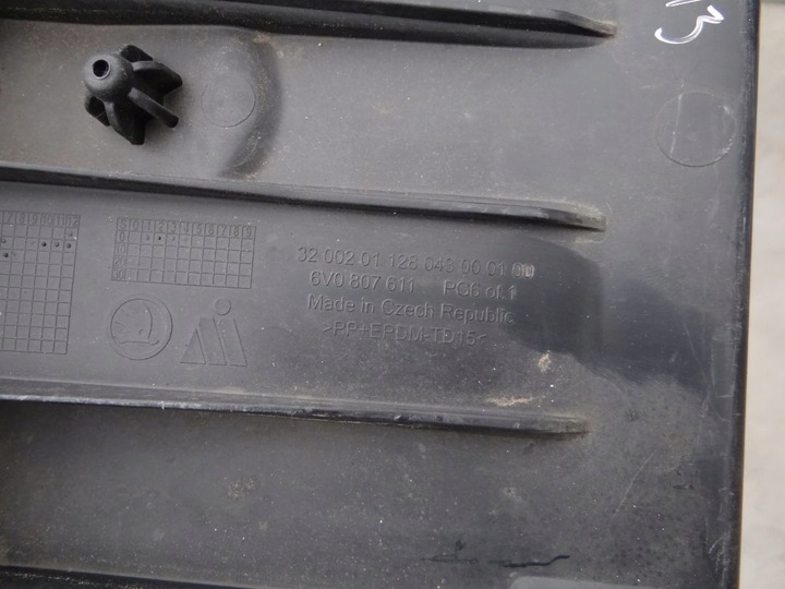 фото №11, Спойлер бампера защита org fabia iii 6v0807611