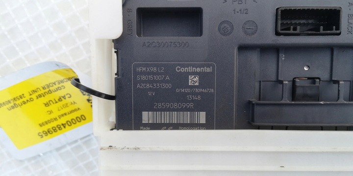 фото №2, Renault captur зчитувач карт key card 285908099r