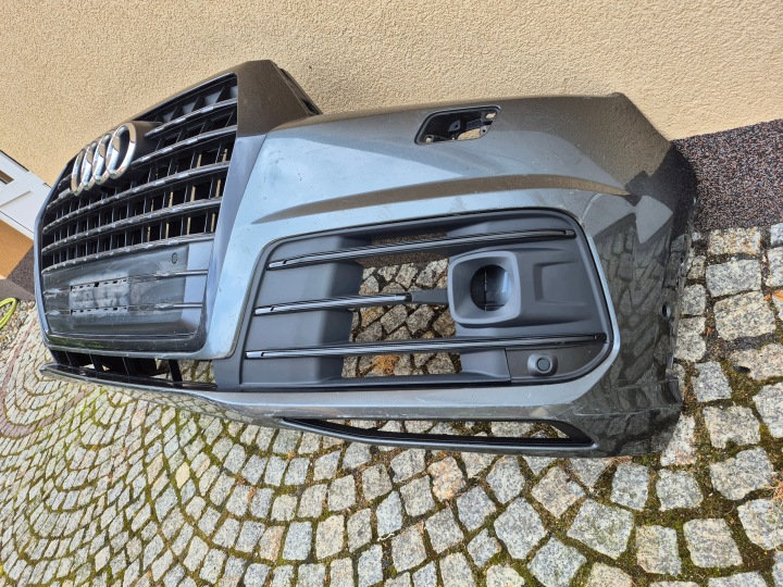 фото №7, Audi q7 4m0 4m s-line бампер перед чёрный 6x pdc