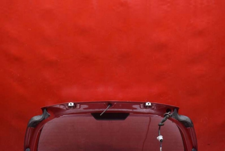 фото №13, Крышка багажника зад задняя красная toyota yaris 2 ii 3d 05-09