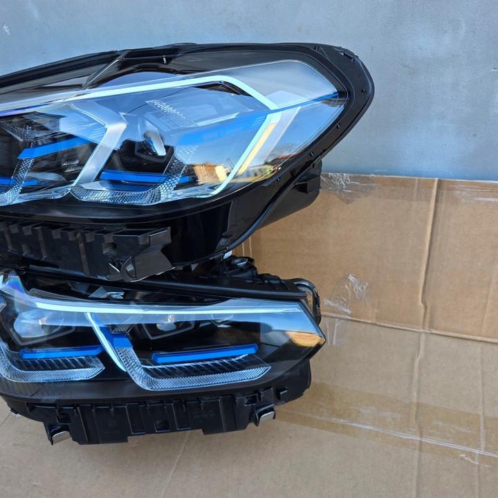 фото №12, Bmw x3 g01 x4 g02 лампи рестайлінг laser ліва права перед.