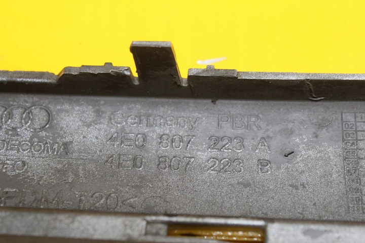 фото №8, Планка бампера лівий перед a8 d3 4e0807223a