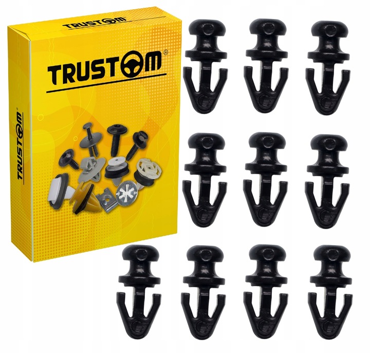 фото №1, 10 кліпса планки порогової прокладки do ford mondeo mk2 mk3 mk4 galaxy s-max