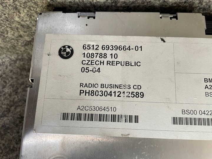 фото №8, Радіо бізнес радіопрогравач привід дисків cd bmw e83 x3 bdb org