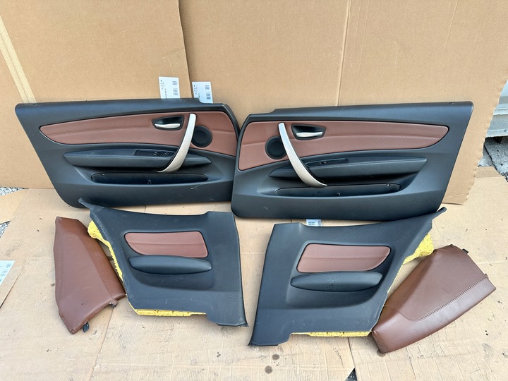 фото №12, Bmw 1 e87 сиденья диван обшивки комплект защита колонки очень красивый 3 дверь