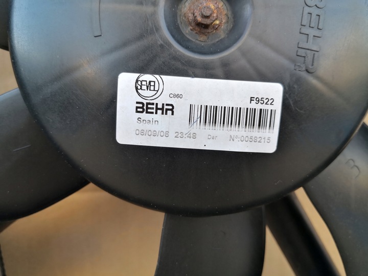 фото №11, Ducato jumper boxer 2.2 06-14 вентилятор радиатор