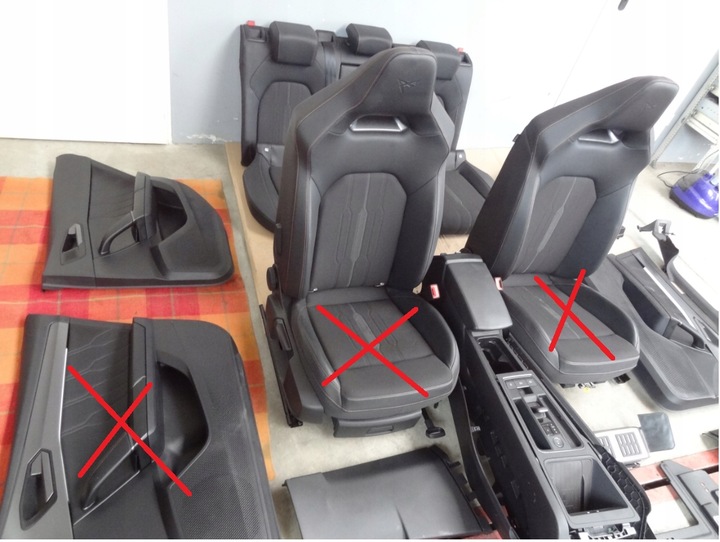 фото №5, Cupra leon iv универсал средство обивка багажника сиденья диван обшивки туннель