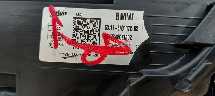 фото №10, Bmw x1 f48 рестайлінг lci лампа передня ліва перед повний led 5a01171