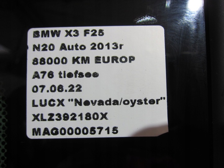 фото №11, Bmw f25 x3 скло кузовна зад права ліва 720562