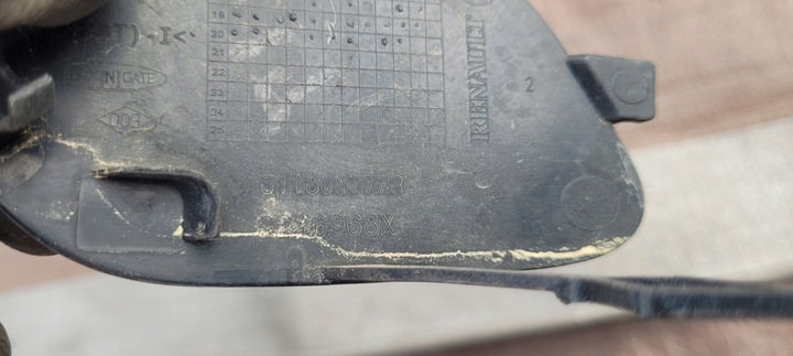 фото №4, Renault zoe рестайлінг 19- заглушка фаркоп перед