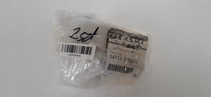 фото №9, Nissan qashqai j10 1.5 dci клапан egr 14710-00q0g