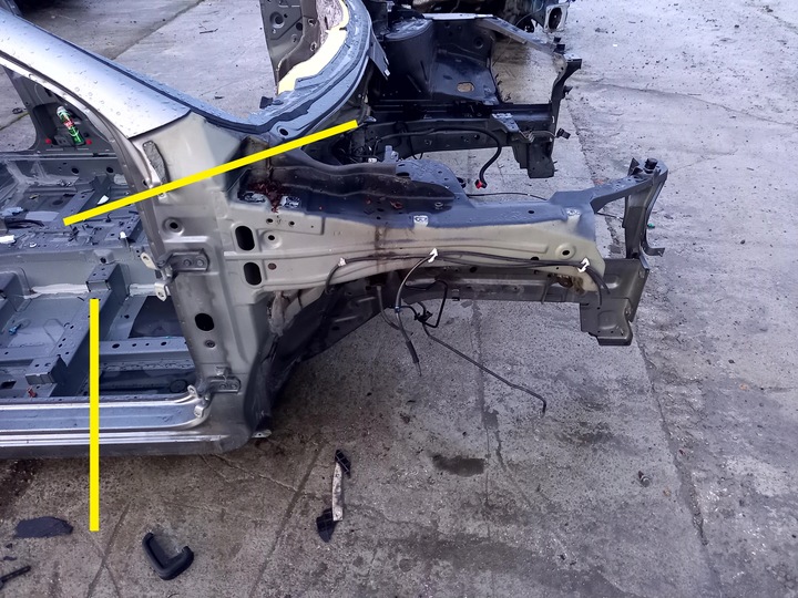 фото №1, Четверть лонжерон правые перед pp nissan qashqai ii j11 14r