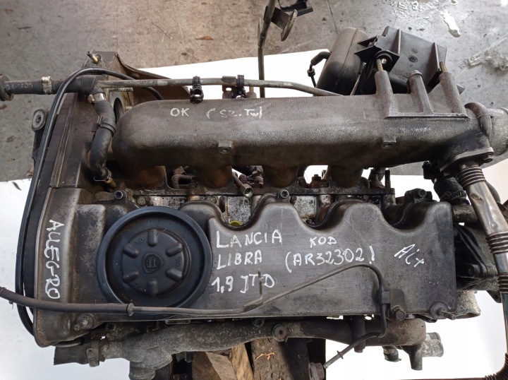 фото №9, Двигатель alfa fiat lancia 1.9 jtd ar32302