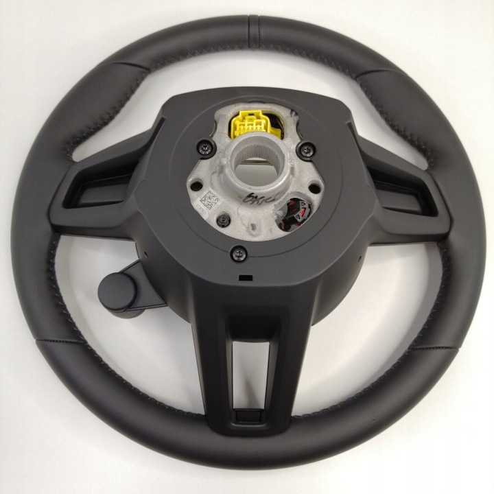фото №15, Porsche taycan руль чёрная кожа рамка карбон новая fv 36cm