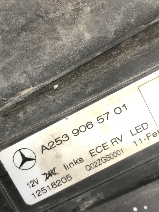 фото №12, Mercedes glc i 1 x253 15-19 корпус лампа перед передня ліва a2539065701
