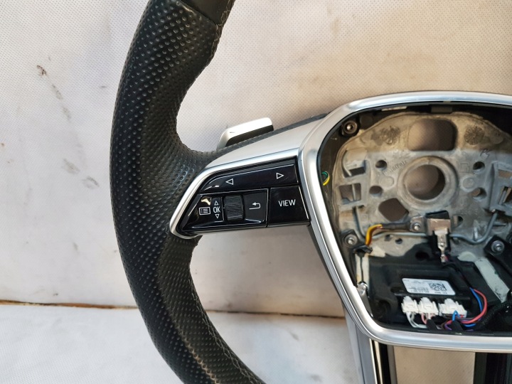 фото №5, Руль кожа мультифункция audi a6 c8 s-line 4ke419091q e-tron q8