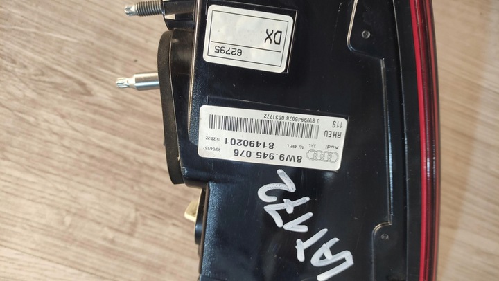 фото №8, Audi a4 b9 универсал лампа левая правая задняя зад 8w9