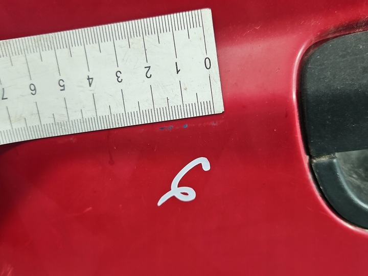 фото №8, Крышка задняя багажника стекло зад mercedes vito w639 красный