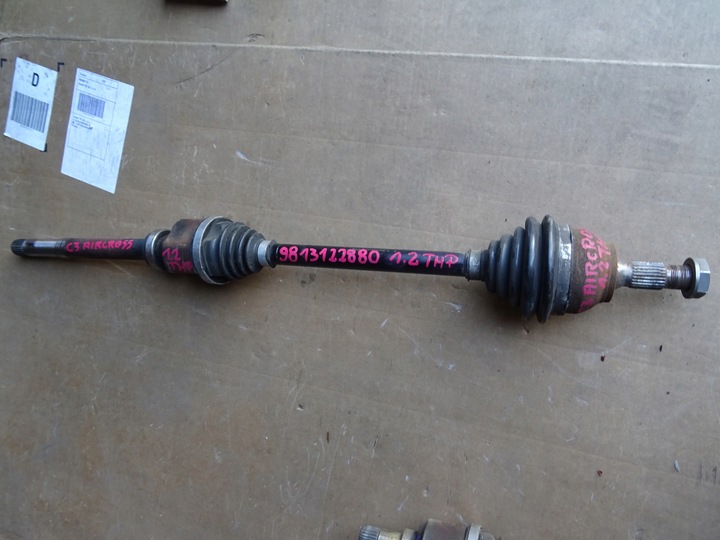 фото №1, Citroen c3 aircross піввісь права 9813122880 1.2 thp