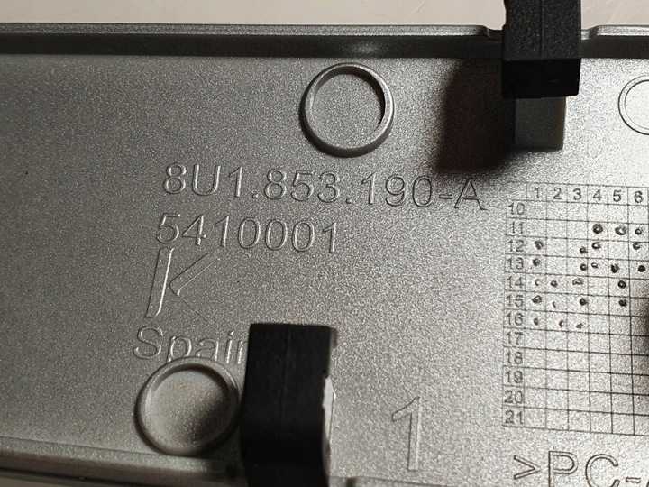 фото №9, Audi q3 dekor защита консоли панели распределительной quattro 8u1853190a