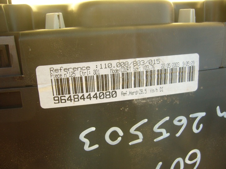 фото №5, Peugeot 607 спідометр  прилади eu європа автомат 2.0hdi