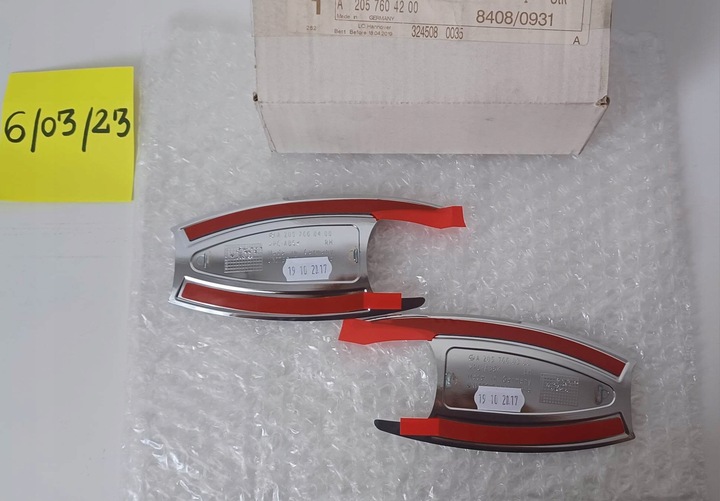 фото №1, Накладки хромовані pod ручка mercedes c w205 w213