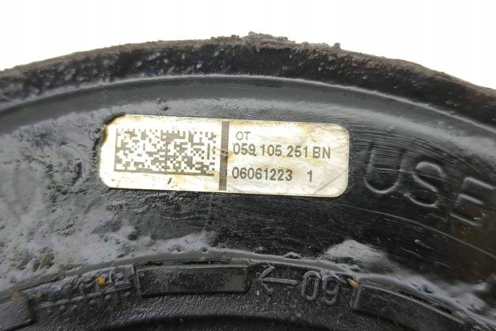 фото №8, Колесо ременное вала коленчатого audi q7 4m 059105251bn 3.0l дизель 170kw 2008