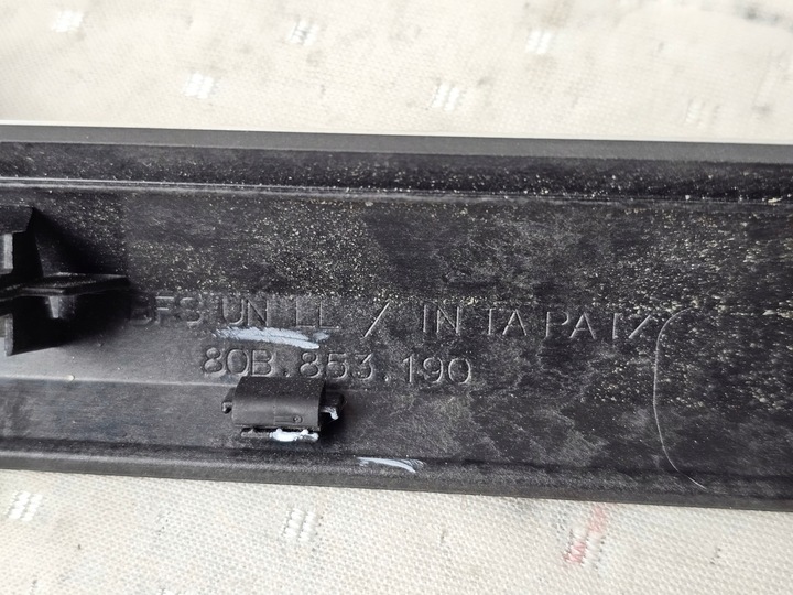 фото №10, Планка dekor защита консоли панели audi q5 80a 80b853190c