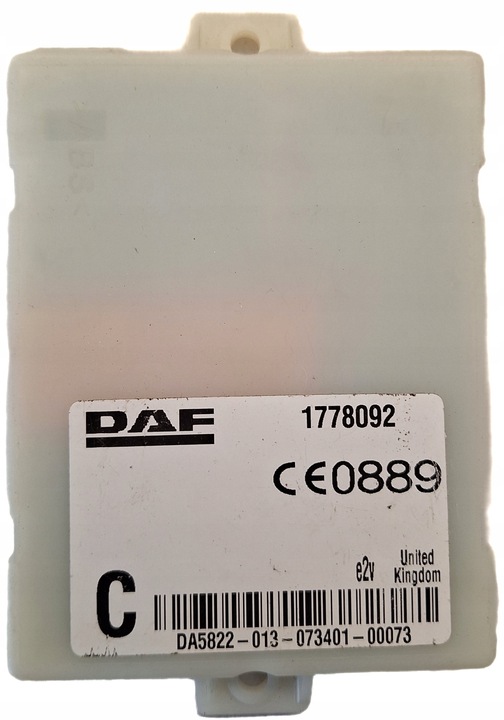 фото №1, Daf xf106 блок керування модуль alarm 1778092 b-b