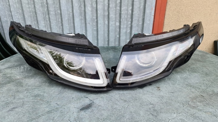 фото №5, Evoque 15 16 19 рестайлінг бампер перед капот лампи led