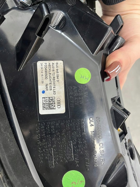 фото №6, Audi q3 лампа лампи led задня права 8u0945094d