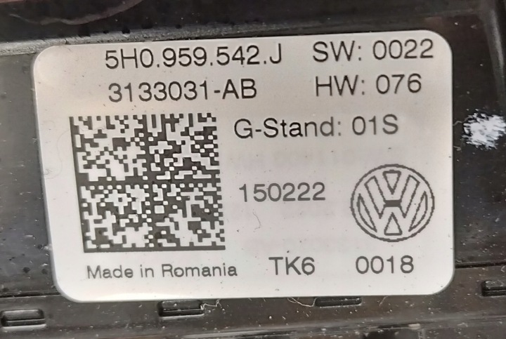 фото №12, K85 vw golf viii 8 кермо пелюстки 5h0959542j