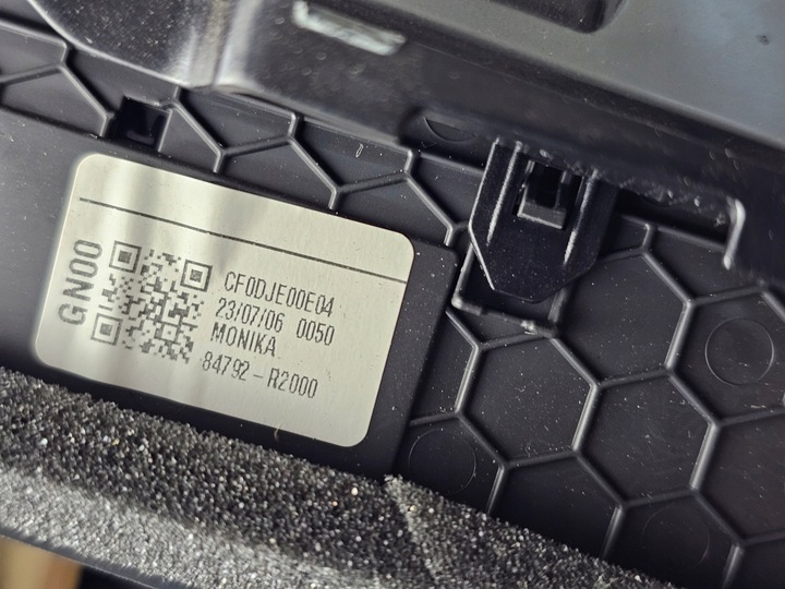 фото №15, Планка захист dekor панелі консолі решітка повітропровід впуск kia sportage v