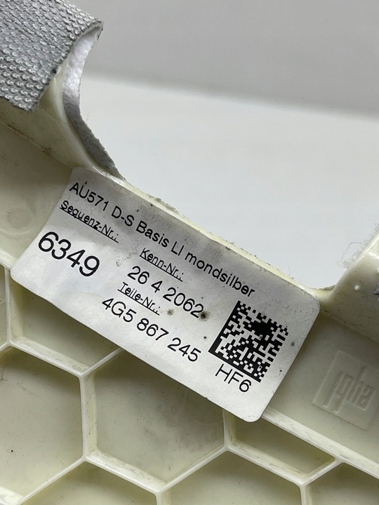 фото №9, Audi a6 c7 sedan захист обшивка стійка стеля оббивка зад ліва