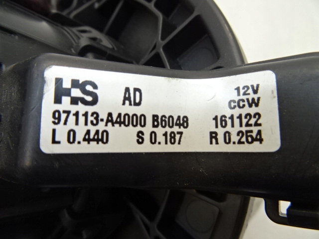 фото №8, Hyundai i30 iii вентилятор подання повітря  нагрівача 97113-a4000