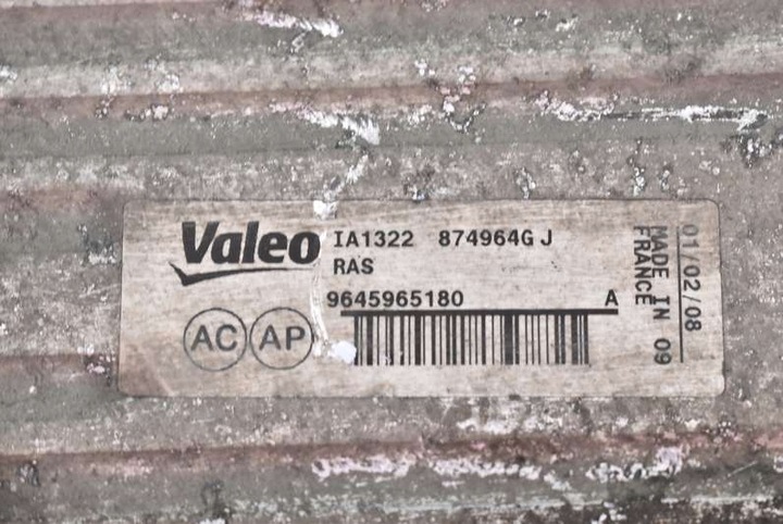 фото №11, Радіаторів інтеркулер 9645965180 citroen berlingo 1 i 1.6 hdi 75 km 02-12