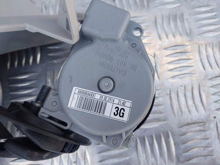 фото №7, Сидіння зад правий лівий ремені 3-rząd citroen c4 grand picasso ii