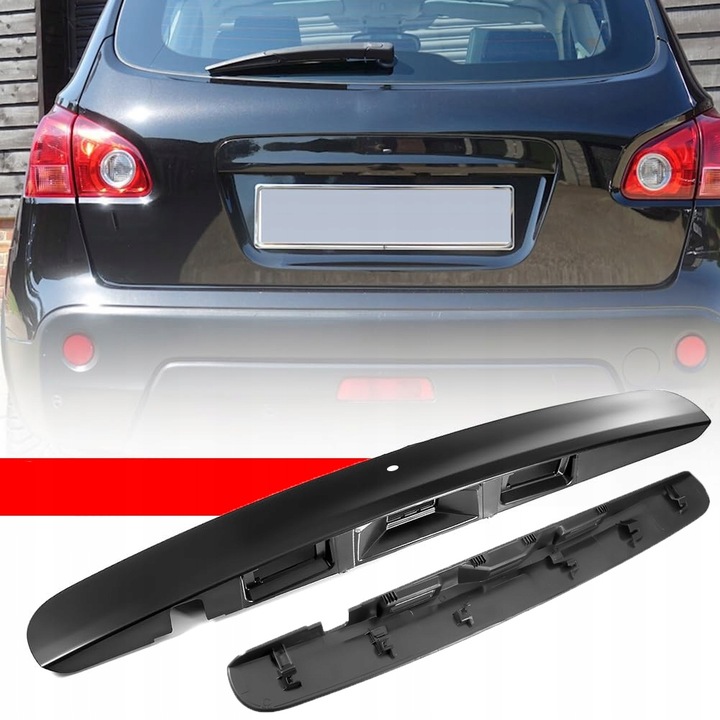 фото №9, Накладка держатель планка задней крышки do nissan qashqai j10 2007-2013 датчик