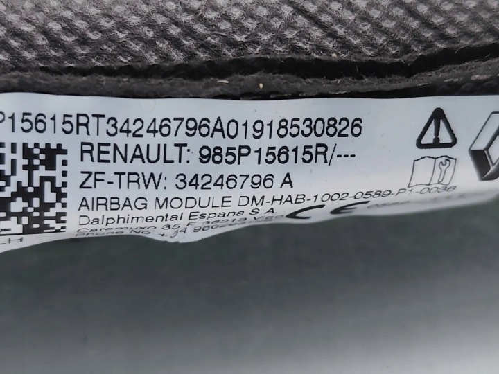 фото №7, Dacia duster повітряна подушка подушка  w suficie 2021 suv 985p15615r