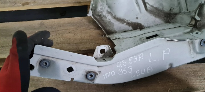 фото №8, Q3 83a носик крыльев лонжерон левая левый перед ls9r