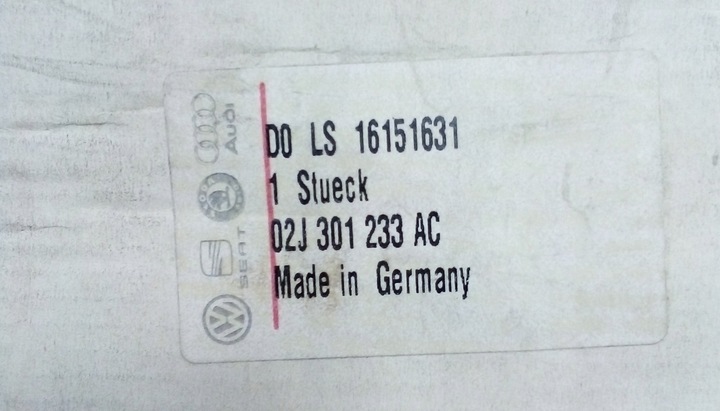 фото №6, Оригінал vw вал вибірник коробки передач 02j301233ac