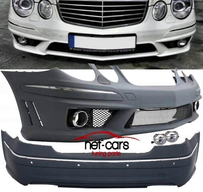 фото №1, Бампер перед pdc зад hal mercedes w211 fl 06- amg