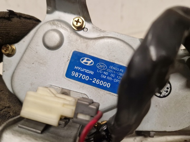 фото №5, Моторчик дворники зад hyundai santa fe 1 i 2.0 crdi 00-06