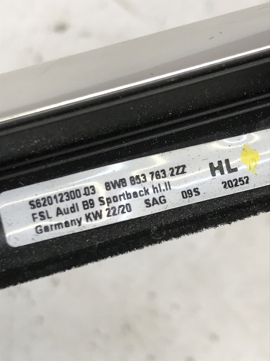 фото №9, Audi a5 8w8 планка накладка двері ліва зад 8w8853763