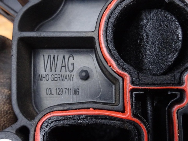 фото №9, Audi a3 8p golf vi eos octavia ii 2.0 tdi cba коллектор всасывающий 03l129711ag